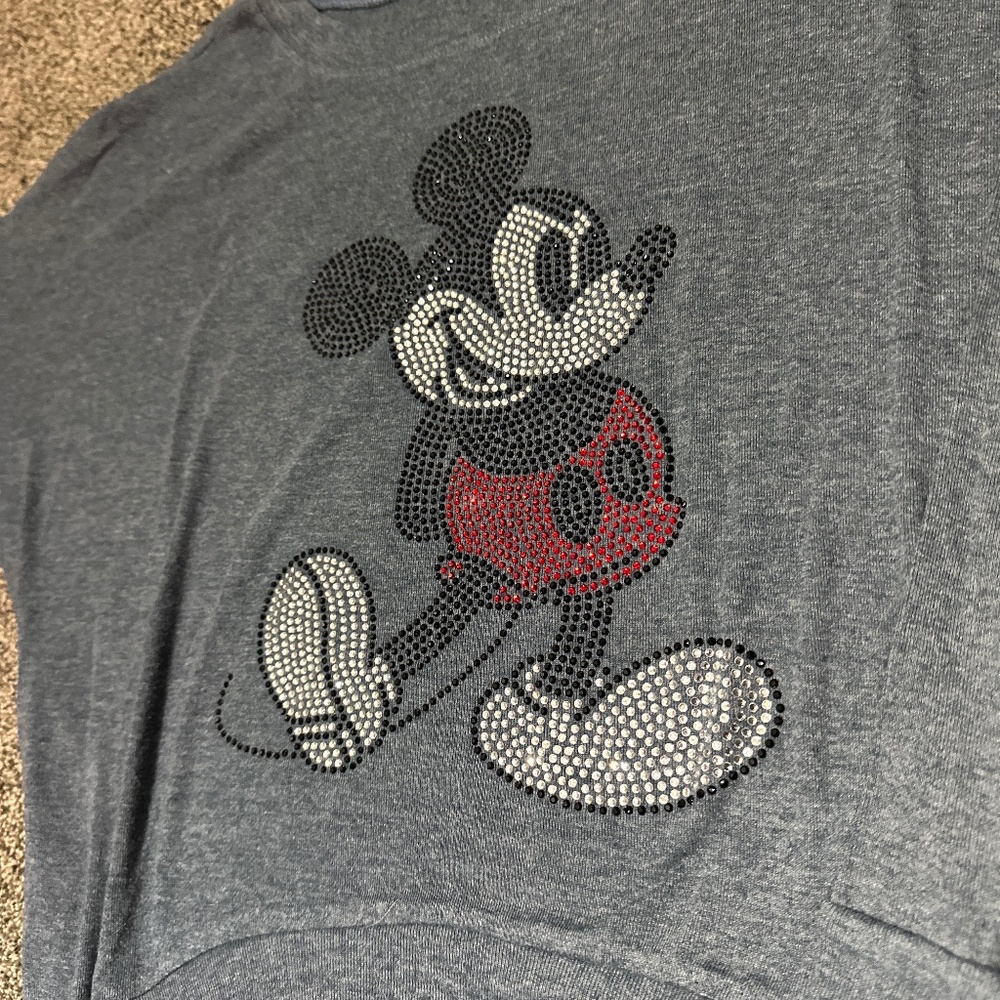 Disney parks rhinestone Mickey long sleeve